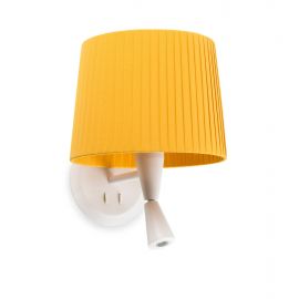 Aplice, corpuri de iluminat pentru pereti - Aplica moderna design elegant SAMBA reader LED alb/galben