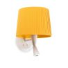 Aplica moderna design elegant SAMBA reader LED alb/galben