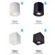 Plafoniere cu spoturi, Spoturi aplicate - Spot aplicat cu protectie umiditate IP44 QUARDIP SL negru