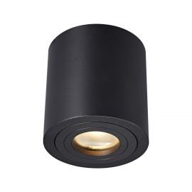 Plafoniere cu spoturi, Spoturi aplicate - Spot aplicat cu protectie umiditate IP44 RONDIP SL negru