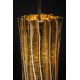 Pendule, Lustre suspendate - Pendul design Art Deco realizat manual Accordeon Vertical Gold