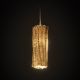 Pendule, Lustre suspendate - Pendul design Art Deco realizat manual Accordeon Vertical Gold