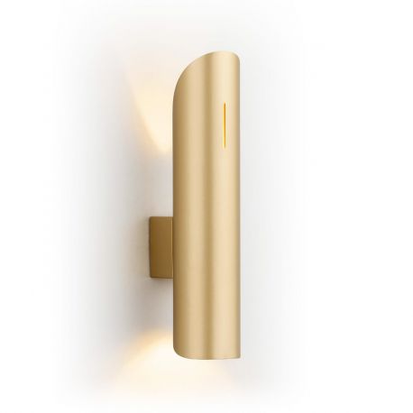 Aplice, corpuri de iluminat pentru pereti - Aplica de perete design modern AKRON auriu