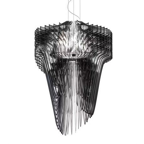 Corpuri de iluminat Lustre pentru casa scarii - Lustra design Art Deco realizata manual Aria XL Black Fade