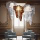 Candelabre, Lustre - Lustra design Art Deco realizata manual Aria Medium Transparent