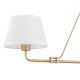 Pendule, Lustre suspendate - Lustra cu 2 surse de iluminat design modern Atrani auriu