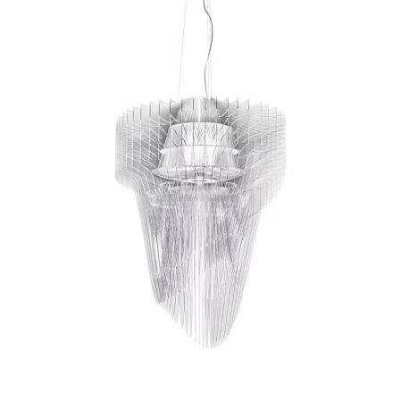 Candelabre, Lustre - Lustra design Art Deco realizata manual Aria Small Transparent
