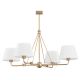 Pendule, Lustre suspendate - Candelabru design modern Atrani auriu