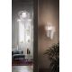 Aplice, corpuri de iluminat pentru pereti - Aplica de perete design Art Deco realizata manual Aria Transparent