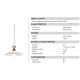Pendule, Lustre suspendate - Lustra Tabia 30cm