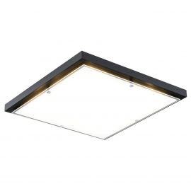 Plafoniere - Plafoniera design modern Carlson negru 29x29cm
