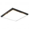 Plafoniera design modern Carlson negru 29x29cm