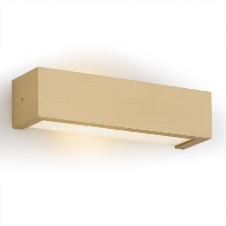 Aplice, corpuri de iluminat pentru pereti - Aplica de perete cu lumina ambientala design modern Caserta auriu 32cm