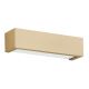 Aplice, corpuri de iluminat pentru pereti - Aplica de perete cu lumina ambientala design modern Caserta auriu 32cm