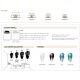Candelabre, Lustre - Lustra design Art Deco realizata manual Avia S Black Fade