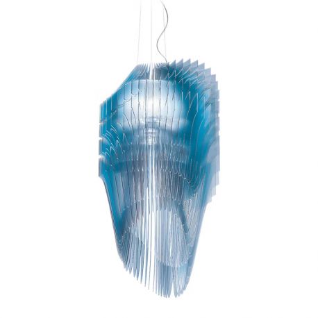 Candelabre, Lustre - Lustra design Art Deco realizata manual Avia M Blue