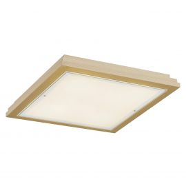 Plafoniere - Plafoniera design modern Caserta auriu 42x42cm