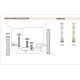 Lampadare - Lampadar design Art Deco realizat manual Bach XL White