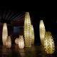 Lampadare - Lampadar design Art Deco realizat manual Cactus XXL Gold
