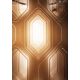 Pendule, Lustre suspendate - Lustra design Art Deco realizata manual Chantal Medium Orange