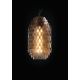 Pendule, Lustre suspendate - Lustra design Art Deco realizata manual Chantal Medium Orange