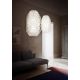 Pendule, Lustre suspendate - Lustra design Art Deco realizata manual Chantal Medium White