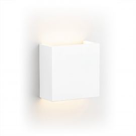 Aplice, corpuri de iluminat pentru pereti - Aplica LED de perete cu lumina ambientala design modern Gent alb