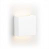 Aplica LED de perete cu lumina ambientala design modern Gent alb