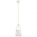 Pendul design modern LOGAN alb 14cm