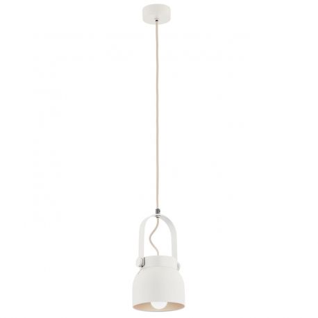 Pendule, Lustre suspendate - Pendul design modern LOGAN alb 14cm