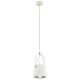 Pendule, Lustre suspendate - Pendul design modern LOGAN alb 14cm