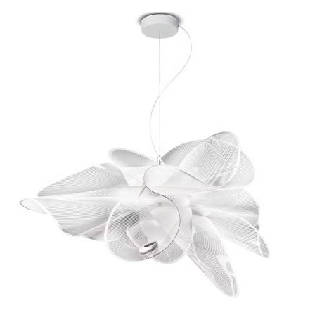 Pendule, Lustre suspendate - Lustra LED realizata manual La Belle Étoile White