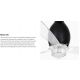 Lustre cu ventilator - Lustra cu Ventilator si telecomanda MINI ETERFAN M negru mat/transparent