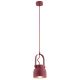 Pendule, Lustre suspendate - Pendul design modern LOGAN rosu 14cm
