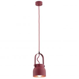 Pendule, Lustre suspendate - Pendul design modern LOGAN rosu 14cm