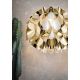 Pendule, Lustre suspendate - Lustra realizata manual Flora Mediu Gold