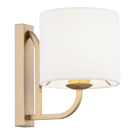 Aplice, corpuri de iluminat pentru pereti - Aplica de perete design modern Maranello auriu, alb