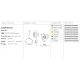 Pendule, Lustre suspendate - Lustra moderna design geometric realizata manual Gemmy auriu