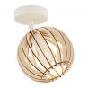 Aplica de perete design modern Parula maro deschis, bej