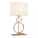 Veioza, lampa de masa design modern Perseo crem, auriu