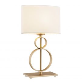 Veioze - Veioza, lampa de masa design modern Perseo crem, auriu
