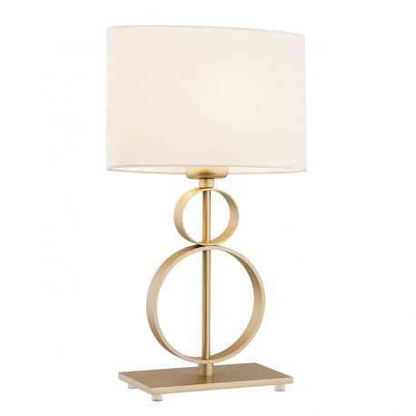 Veioze - Veioza, lampa de masa design modern Perseo crem, auriu