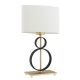 Veioze - Veioza, lampa de masa design modern Perseo crem, auriu, negru
