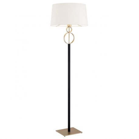 Lampadare - Lampadar, lampa de podea design modern Perseo crem, auriu, negru