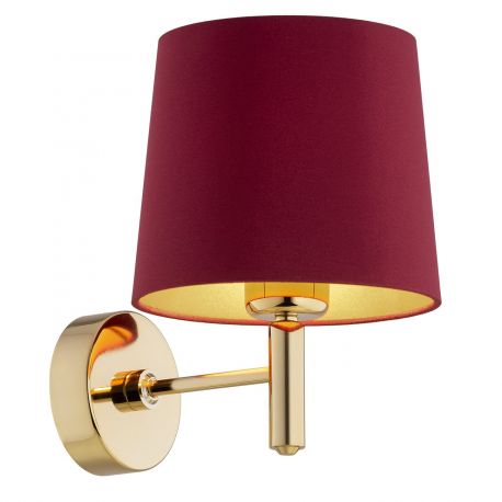 Aplice, corpuri de iluminat pentru pereti - Aplica de perete design modern Ponte plus rosu, alama