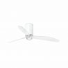 Lustra cu Ventilator si telecomanda MINI TUBE M LED alb/transparent