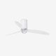 Lustre cu ventilator - Lustra cu Ventilator si telecomanda MINI TUBE M LED alb mat/transparent