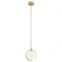 Pendul design modern Saturnia auriu 