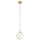 Pendule, Lustre suspendate - Pendul design modern Saturnia auriu