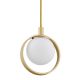 Pendule, Lustre suspendate - Pendul design modern Saturnia auriu